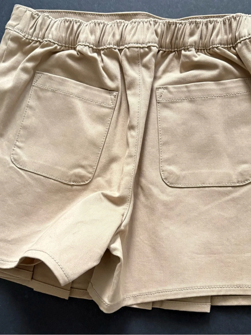 Kids Pleated Uniforms Skort Set - Navy and Beige Sz 5T
